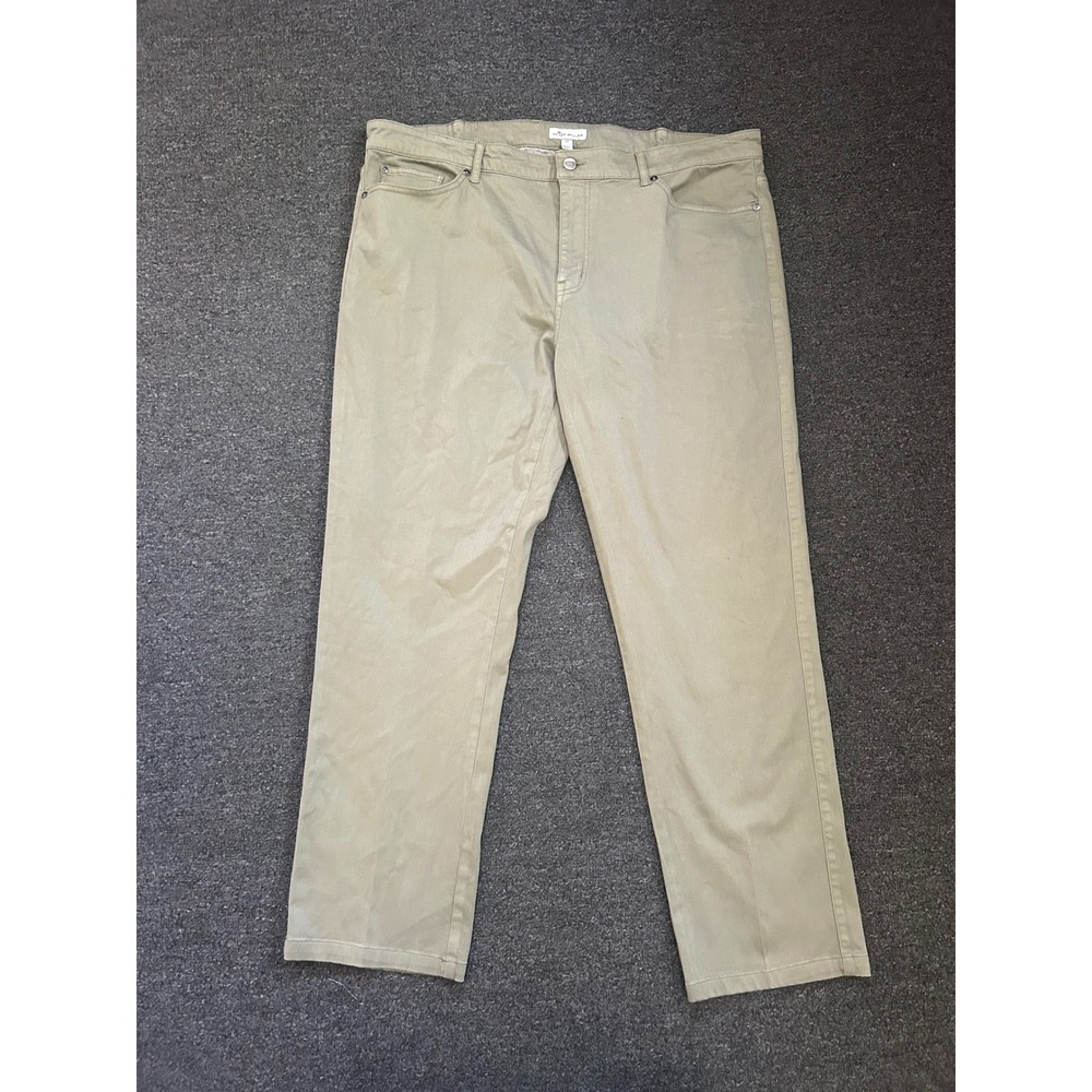 Peter Millar Pants Sage Green Mens 40x30 Cotton Modal MF18B39‎ Straight Leg Golf